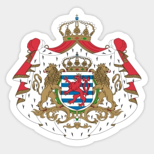 Coat of arms of Luxembourg Sticker